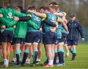 16 March 2017; Ireland head coach Joe Schmidt during Ireland rugby squad training at Carton House in Maynooth, Co Kildare. Photo by Stephen McCarthy/Sportsfile