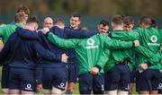 16 March 2017; Ireland players, including Rory Best, left, and Jonathan Sexton, during Ireland rugby squad training at Carton House in Maynooth, Co Kildare. Photo by Stephen McCarthy/Sportsfile