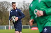 16 March 2017; Jonathan Sexton during Ireland rugby squad training at Carton House in Maynooth, Co Kildare. Photo by Stephen McCarthy/Sportsfile