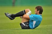 22 August 2011; Ireland's Donncha O'Callaghan in action during a squad training session ahead of their Rugby World Cup warm-up game against England on Saturday. Carton House, Maynooth, Co. Kildare. Picture credit: Brendan Moran / SPORTSFILE