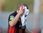 22 August 2011; Glenn Cronin, Bohemians, leaves the pitch with a head injury. Airtricity League Premier Division, St. Patrick’s Athletic v Bohemians, Richmond Park, Dublin. Picture credit: David Maher / SPORTSFILE
