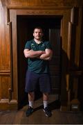 16 March 2017; Jack McGrath poses for a portrait before an Ireland rugby press conference at Carton House in Maynooth, Co Kildare. Photo by Stephen McCarthy/Sportsfile