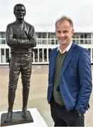 17 March 2017; Sculptor Paul Ferriter, from Temple Bar, Dublin, created the new sculpture of A.P. McCoy which was unveiled on Tuesday during the Cheltenham Racing Festival at Prestbury Park in Cheltenham, England. Photo by Cody Glenn/Sportsfile