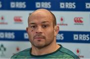 17 March 2017; Ireland captain Rory Best during a press conference at Aviva Stadium in Lansdowne Road, Dublin. Photo by Eóin Noonan/Sportsfile