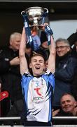 17 Mrach 2017; Conor Quinn of St Ciarans College Ballygawley holds aloft the MacLarnon Cup after the Danske Bank MacLarnon Cup Final 2017 match between St Ciaran's College and Our Lady's Secondary School at Athletic Grounds in Armagh. Photo by Oliver McVeigh/Sportsfile