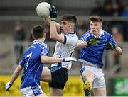 17 March 2017; Kevin Small of St. Mary’s Grammar School in action against Peter Fegan and Finn McElroy of St. Colman’s College during the Danske Bank MacRory Cup Final 2017 match between St. Colman’s College Newry Co. Down and St. Mary’s Grammar School Magherafelt Co. Derry at Athletic Grounds in Armagh. Photo by Oliver McVeigh/Sportsfile