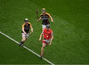 17 March 2017; Seán Moran of Cuala in action against Pearse Lillis, left, and Niall Deasy of Ballyea during the AIB GAA Hurling All-Ireland Senior Club Championship Final match between Ballyea and Cuala at Croke Park in Dublin. Photo by Ray McManus/Sportsfile