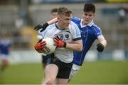 17 March 2017; Conall Devlin of St. Mary’s Grammar School in action against Matthew McCreesh of St. Colman’s College during the Danske Bank MacRory Cup Final 2017 match between St. Colman’s College Newry Co. Down and St. Mary’s Grammar School Magherafelt Co. Derry at Athletic Grounds in Armagh. Photo by Oliver McVeigh/Sportsfile