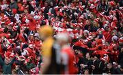 17 March 2017; Cuala supporters celebrate Colm Cronin's goal during the AIB GAA Hurling All-Ireland Senior Club Championship Final match between Ballyea and Cuala at Croke Park in Dublin. Photo by Piaras Ó Mídheach/Sportsfile