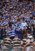 17 March 2017; Blackrock College supporters during the Bank of Ireland Leinster Schools Senior Cup Final match between Belvedere College and Blackrock College at RDS Arena in Dublin. Photo by Stephen McCarthy/Sportsfile