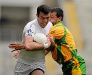 30 July 2011; Padraig O'Neill, Kildare, in action against Frank McGlynn, Donegal. GAA Football All-Ireland Senior Championship Quarter-Final, Donegal v Kildare, Croke Park, Dublin. Picture credit: Oliver McVeigh / SPORTSFILE