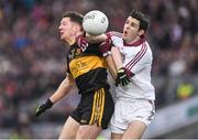 17 March 2017; Karl McKaigue of Slaughtneil in action against Kieran O'Leary of Dr. Crokes during the AIB GAA Football All-Ireland Senior Club Championship Final match between Dr. Crokes and Slaughtneil at Croke Park in Dublin. Photo by Brendan Moran/Sportsfile