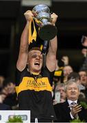 17 March 2017; Dr. Crokes captain Johnny Buckley lifts the Andy Merrigan Cup after the AIB GAA Football All-Ireland Senior Club Championship Final match between Dr. Crokes and Slaughtneil at Croke Park in Dublin. Photo by Brendan Moran/Sportsfile