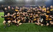 17 March 2017; The Dr Crokes squad celebrate with the Andy Merrigan Cup after the AIB GAA Football All-Ireland Senior Club Championship Final match between Dr. Crokes and Slaughtneil at Croke Park in Dublin. Photo by Brendan Moran/Sportsfile