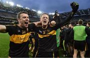 17 March 2017; Shane Doolan, left, and Colm Cooper of Dr. Crokes celebrate after the AIB GAA Football All-Ireland Senior Club Championship Final match between Dr. Crokes and Slaughtneil at Croke Park in Dublin. Photo by Brendan Moran/Sportsfile