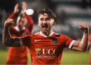 17 March 2017; Sean Maguire of Cork City celebrates at the end of game after scoring his sides winning goal during the SSE Airtricity League Premier Division match between Shamrock Rovers and Cork City at Tallaght Stadium in Tallaght, Dublin. Photo by David Maher/Sportsfile