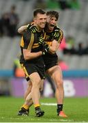 17 March 2017; John Payne, left, and Mícheál Ó Broin of Dr. Crokes celebrate after the AIB GAA Football All-Ireland Senior Club Championship Final match between Dr. Crokes and Slaughtneil at Croke Park in Dublin. Photo by Daire Brennan/Sportsfile