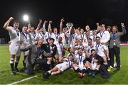 17 March 2017; England players celebrate after victory in the RBS U20 Six Nations Rugby Championship match between Ireland and England at Donnybrook Stadium in Donnybrook, Dublin. Photo by Matt Browne/Sportsfile