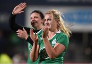 17 March 2017; Ciara Cooney, right, and Paula Fitzpatrick of Ireland after the RBS Women's Six Nations Rugby Championship match between Ireland and England at Donnybrook Stadium in Donnybrook, Dublin. Photo by Matt Browne/Sportsfile