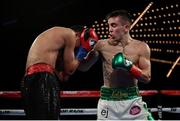17 March 2017; Michael Conlan, right, in action against Tim Ibarra in their featherweight bout at The Theater in Madison Square Garden in New York, USA. Photo by Ramsey Cardy/Sportsfile