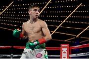 17 March 2017; Michael Conlan in action against Tim Ibarra in their featherweight bout at The Theater in Madison Square Garden in New York, USA. Photo by Ramsey Cardy/Sportsfile