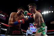 17 March 2017; Michael Conlan, right, in action against Tim Ibarra in their featherweight bout at The Theater in Madison Square Garden in New York, USA. Photo by Ramsey Cardy/Sportsfile