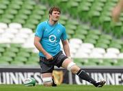 26 August 2011; Ireland's Donnacha Ryan in action during the Squad Captain's run ahead of their Rugby World Cup warm-up game against England on Saturday. Aviva Stadium, Lansdowne Road, Dublin. Picture credit: Pat Murphy / SPORTSFILE