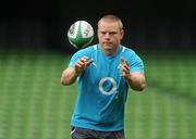 26 August 2011; Ireland's Tom Court in action during the Squad Captain's run ahead of their Rugby World Cup warm-up game against England on Saturday. Aviva Stadium, Lansdowne Road, Dublin. Picture credit: Pat Murphy / SPORTSFILE