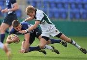 26 August 2011; Tom Farrell, Leinster, in action against Northampton Saints. U19 Challenge Match, Leinster v Northampton Saints, Donnybrook Stadium, Donnybrook, Dublin. Picture credit: Brendan Moran / SPORTSFILE