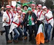 18 March 2017; Ireland and England supporters prior to the RBS Six Nations Rugby Championship match between Ireland and England at the Aviva Stadium in Lansdowne Road, Dublin. Photo by Stephen McCarthy/Sportsfile