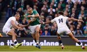 18 March 2017; Simon Zebo of Ireland in action against Jonathan Joseph, left, and Anthony Watson of England during the RBS Six Nations Rugby Championship match between Ireland and England at the Aviva Stadium in Lansdowne Road, Dublin. Photo by Sam Barnes/Sportsfile