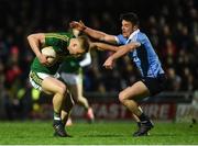 18 March 2017; Peter Crowley of Kerry in action against Eric Lowndes of Dublin during the Allianz Football League Division 1 Round 5 match between Kerry and Dublin at Austin Stack Park in Tralee, Co Kerry. Photo by Diarmuid Greene/Sportsfile