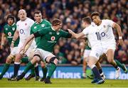 18 March 2017; George Ford of England is tackled by Donnacha Ryan of Ireland during the RBS Six Nations Rugby Championship match between Ireland and England at the Aviva Stadium in Lansdowne Road, Dublin. Photo by Sam Barnes/Sportsfile
