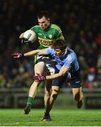 18 March 2017; Jack Barry of Kerry in action against Michael Fitzsimons of Dublin during the Allianz Football League Division 1 Round 5 match between Kerry and Dublin at Austin Stack Park in Tralee, Co Kerry. Photo by Diarmuid Greene/Sportsfile