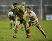 18 March 2017; Mark McHugh of Donegal  in action against Kieran McGeary of Tyrone  during the Allianz Football League Division 1 Round 5 match between Donegal and Tyrone at MacCumhaill Park in Ballybofey, Co Donegal. Photo by Oliver McVeigh/Sportsfile