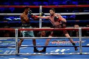 18 March 2017; Andy Lee, right, in action against KeAndrae Leatherwood during their middleweight bout at Madison Square Garden in New York, USA. Photo by Ramsey Cardy/Sportsfile