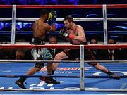 18 March 2017; Andy Lee in action against KeAndrae Leatherwood during their middleweight bout at Madison Square Garden in New York, USA. Photo by Ramsey Cardy/Sportsfile