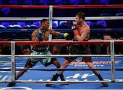 18 March 2017; Andy Lee in action against KeAndrae Leatherwood during their middleweight bout at Madison Square Garden in New York, USA. Photo by Ramsey Cardy/Sportsfile