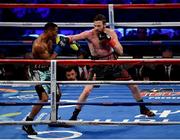18 March 2017; Andy Lee in action against KeAndrae Leatherwood during their middleweight bout at Madison Square Garden in New York, USA. Photo by Ramsey Cardy/Sportsfile