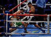 18 March 2017; Ryan Martin in action against Bryant Cruz during their WBC Lightweight Continental Americas bout at Madison Square Garden in New York, USA. Photo by Ramsey Cardy/Sportsfile