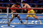 18 March 2017; Roman Gonzalez, left, in action against Srisaket Sor Rungvisai during their super flyweight title bout at Madison Square Garden in New York, USA. Photo by Ramsey Cardy/Sportsfile