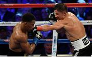 18 March 2017; Gennady Golovkin, right, in action against Daniel Jacobs during their middleweight title bout at Madison Square Garden in New York, USA. Photo by Ramsey Cardy/Sportsfile