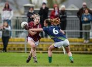 19 March 2017; Catriona Cormican of Galway in action against Emma Sherwood of Kerry during the Lidl Ladies Football national league Round 5 match between Galway and Kerry at Corofin GAA Club in Corofin, Co. Galway. Photo by Sam Barnes/Sportsfile