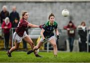 19 March 2017; Elish Lynch of Kerry in action against Mairead Seoighe of Galway during the Lidl Ladies Football national league Round 5 match between Galway and Kerry at Corofin GAA Club in Corofin, Co. Galway. Photo by Sam Barnes/Sportsfile