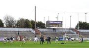 19 March 2017; Meath players warm up before the Allianz Football League Division 2 Round 5 match between Cork and Meath at Páirc Uí Rinn in Cork. Photo by Matt Browne/Sportsfile