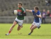 19 March 2017; Tom Parsons of Mayo in action against Niall Murray of Cavan during the Allianz Football League Division 1 Round 5 match between Mayo and Cavan at Elverys MacHale Park in Castlebar, Co Mayo. Photo by David Maher/Sportsfile