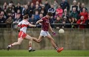 19 March 2017; Micheal Daly of Galway in action against Neil Forester of Derry during the Allianz Football League Division 2 Round 5 match between Galway and Derry at St. Jarlath’s Park in Tuam, Co Galway. Photo by Sam Barnes/Sportsfile