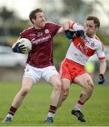 19 March 2017; Gary Sice of Galway in action against Neil Forester of Derry during the Allianz Football League Division 2 Round 5 match between Galway and Derry at St. Jarlath’s Park in Tuam, Co Galway. Photo by Sam Barnes/Sportsfile