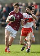 19 March 2017; Michael Daly of Galway in action against Niall Keenan of Derry during the Allianz Football League Division 2 Round 5 match between Galway and Derry at St. Jarlath’s Park in Tuam, Co Galway. Photo by Sam Barnes/Sportsfile