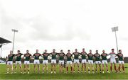 19 March 2017; The Mayo team before the start of the Allianz Football League Division 1 Round 5 match between Mayo and Cavan at Elverys MacHale Park in Castlebar, Co Mayo. Photo by David Maher/Sportsfile